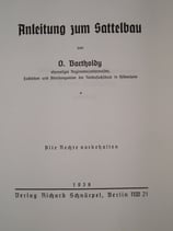 Anleitung zum Sattelbau