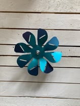 Windrad mit Folie türkis W8/200mm