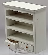 Large White Bathroom Display Unit