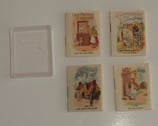 4 Miniature Nursery Rhyme Books