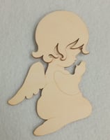 Angioletto Grande Bimba in legno 11 cm