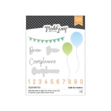 fustella moda scrap - Buon Compleanno