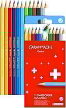 caran d'ache 12 swisscolor aquarelle