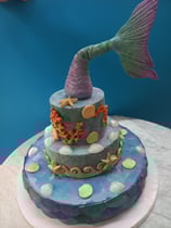 torta Ariel , realizzata in porcellana fredda