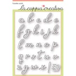 coppia creativa F37 alfabeto corsivo
