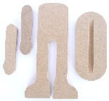 SAGOMA IN MDF PUPAZZO in 4 pezzi