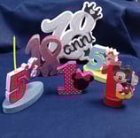 Numero in polistirolo