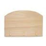 Appendino legno rettangolare 3 pomelli kl99