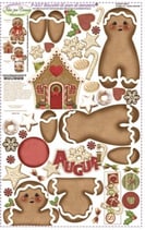 Pannello Biscotti di Pan di Zenzero P037