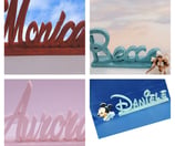 Nome polistirolo da 14 cm lettera iniziale del nome