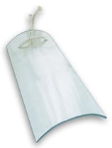 Tegola vetro grande cm.14x24 h KG53