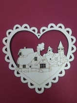 Cuore KARTIKA  in legno multistrato