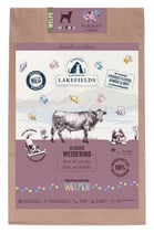 LakeFields Trockenfleischmenü Weiderind mit Karotten für WELPEN
