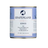 Grafenland Hirsch mit Freiland-Kohlrabi, 800 gr.