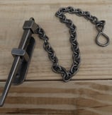 Fermoir "broche" nickel