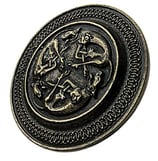 Chiens celtic vieux laiton