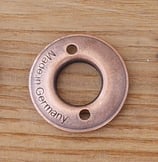 Rondelle cuivre profonde pour cuir épais