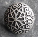 Nœud gothique vieil argent