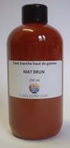 Teinture de tranche - brun