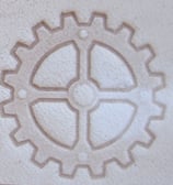 Matoir "3D" engrenage steampunk