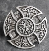 Croix des celtes vieil argent 35 mm