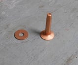 Rivets à mater en cuivre 19 mm / T25