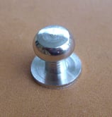 Bouton de col nickel taille 3