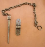 Fermoir "broche" laiton