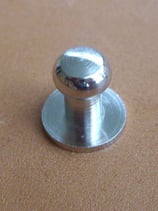 Bouton de col nickel taille 2