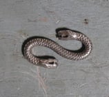 Crochets bracelet serpent vieil argent