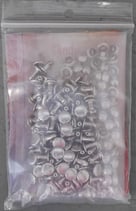 Rivets bombés 7 mm nickel
