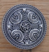 Bouclier celtique argent