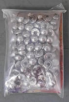 Rivets bombés 10 mm nickel