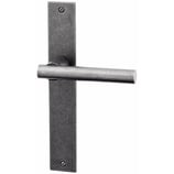 Türdrückergarnitur - HAGER 12.136/12.132/18 Serie Modulo - geschmiedet, thermopatiniert - für Zimmertüren - Drückervierkant 8 mm