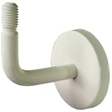 Handlaufstütze - weiss - abgebogen 90° - mit Gewinde M12 - mit Abdeckrosette