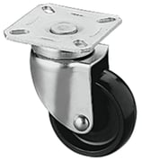 Lenkrolle 1106 - Rad Kunststoff - mit Anschraubplatte