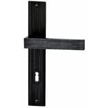 Türdrückergarnitur - HAGER 10.135/10.132/18 Serie Next - geschmiedet, patiniert - für Zimmertüren - Drückervierkant 8 mm