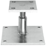 Pfostenstütze 3066 - verzinkt