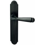 Türdrückergarnitur - HAGER 10.10/10.159 Serie Stubai - geschmiedet, patiniert - für Zimmertüren - Drückervierkant 8 mm