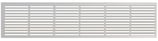 Lüftungsgitter 2313.002 - weiss - 70x250 mm