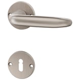 Türdrückergarnitur - MEGA 32.100/34.130 - vernickelt - für Zimmertüren - Drückervierkant 8 mm