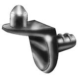 Tablarträger ø 5 mm - vernickelt - mit Zapfen für Tablararretierung