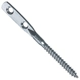 Hefteisen 5x70 verzinkt, mit Holzgewinde, per Stück