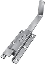 Stangenriegel 1154 - verzinkt - gekröpfte Ausführung - inkl. Flachschliessblech