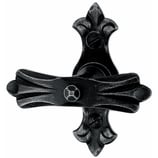 Drehgriff - Schmiedeeisen verzinkt und patiniert - Vierkantstift 7x30 mm