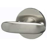 Drehgriff - Zink geschliffen matt vernickelt - Vierkantstift 7x38 mm