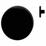 Drehknopf ø 55 mm - Zink schwarz "Velours Black" - Vierkantstift 7x35 mm