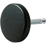 Drehknopf ø 55 mm - Kunststoff schwarz - Vierkantstift 7x35 mm