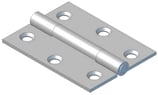 Scharnier - Edelstahl - halbbreite Form - halbschwere Ausführung