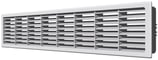 Lüftungsgitter 3153.2 - Kunststoff - 469x74 mm - mit integrierten Befestigungsklemmen